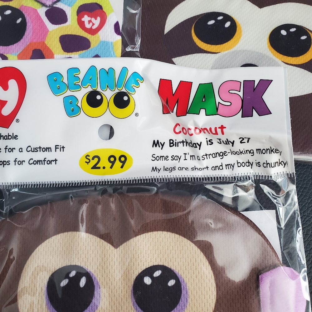 Ty Beanie Boo Mask 3ct - Picture 3 of 6